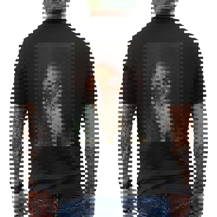 ヴァシリー・ヴェレシュチャギン 日本人司祭 1904 メンズTシャツ バックプリント