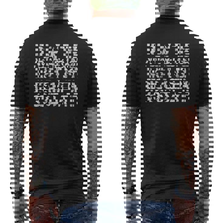 ヴィオラ楽器 ヴィオラ奏者 ヴィオラ音楽愛好家 メンズTシャツ バックプリント