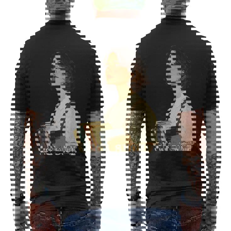 ヴィレット・シャーロット・ブロンテの古典心理小説 メンズTシャツ バックプリント