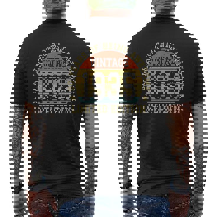 ヴィンテージ 1935 限定版 90歳 90歳の誕生日 メンズTシャツ バックプリント