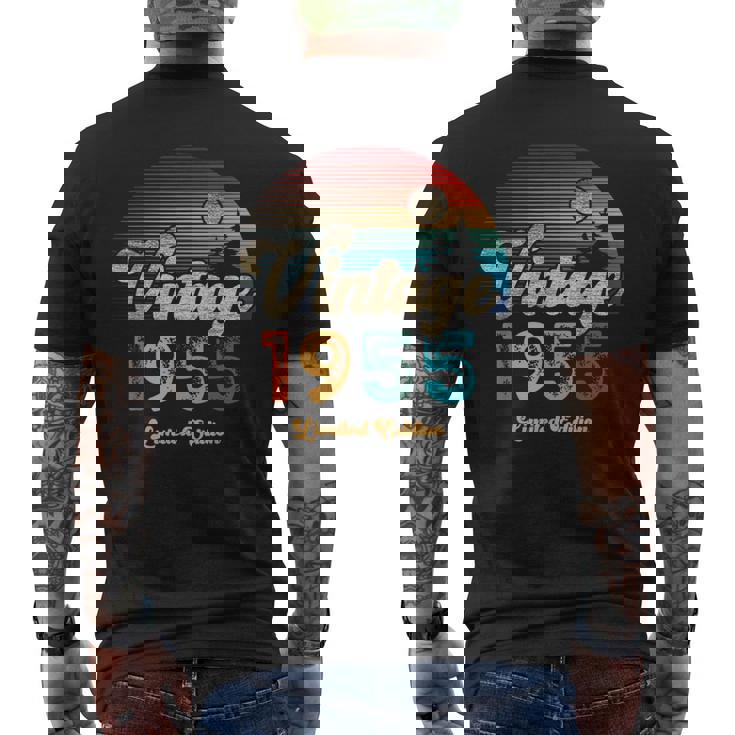 ヴィンテージ 1955 リミテッド・エディション サンセット 70Th Birthday メンズTシャツ バックプリント