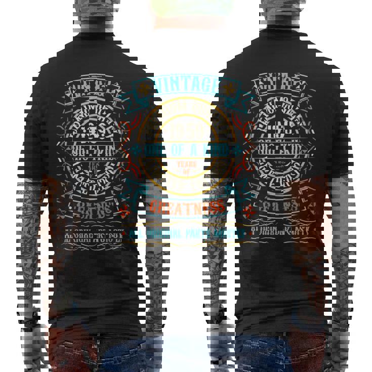 ヴィンテージ 1959 男性用 レトロ 面白い 1959 誕生日 メンズTシャツ バックプリント