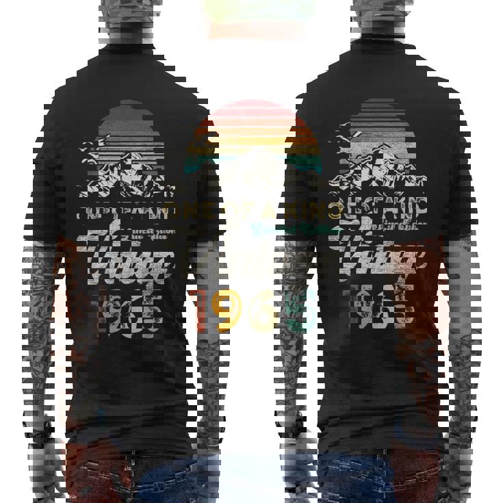 ヴィンテージ 1965 誕生日 60年 マウンテン レトロ メンズTシャツ バックプリント
