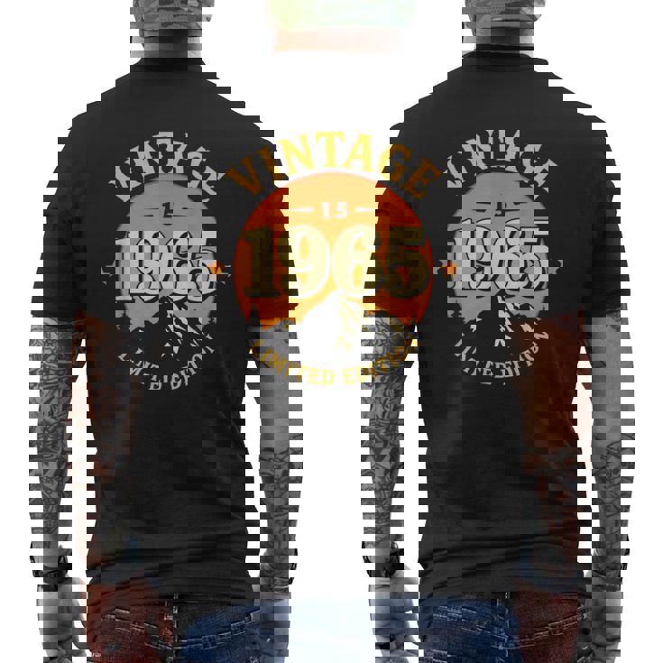 ヴィンテージ 1965年生まれ限定版 男女 誕生日 メンズTシャツ バックプリント