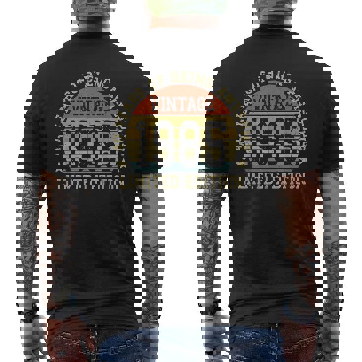ヴィンテージ 1985年限定版 40歳の40歳の誕生日 メンズTシャツ バックプリント