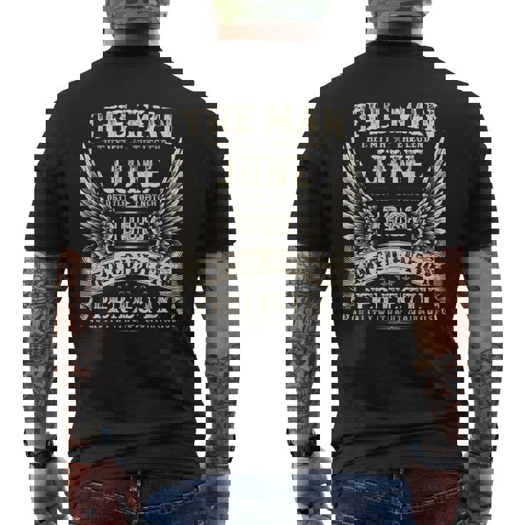 ヴィンテージ 39歳 男性 ギフト 1986年6月 39歳の誕生日 メンズTシャツ バックプリント