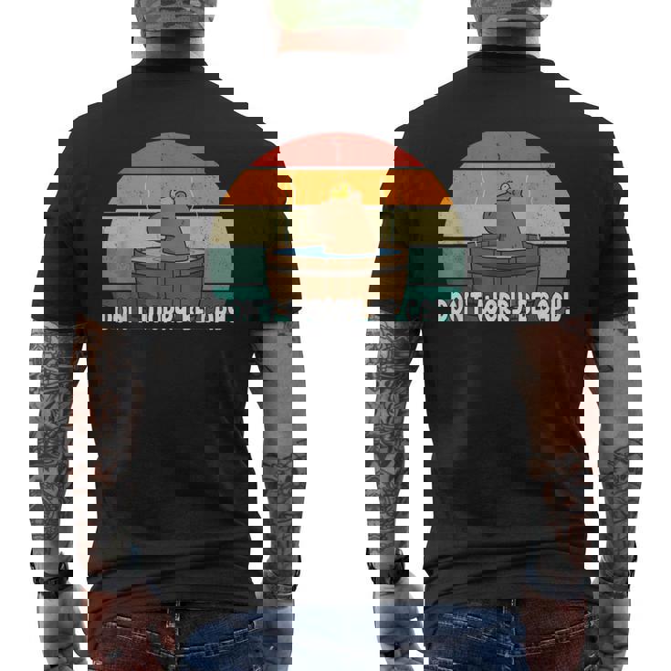 ヴィンテージ Don't Worry Be Capy Capybara メンズTシャツ バックプリント