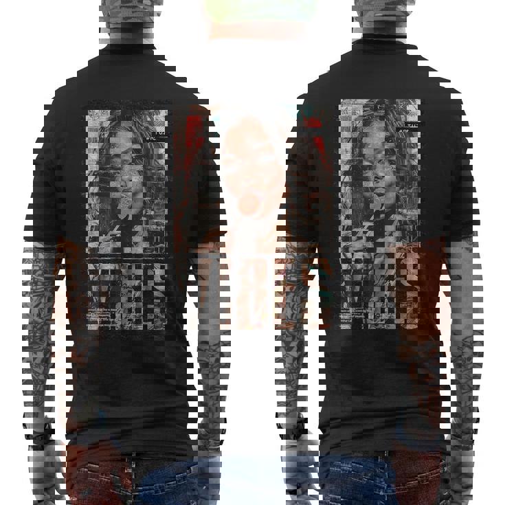 ヴィンテージ ガール マガジン カバー セクシー モデル ピンナップ メンズTシャツ バックプリント