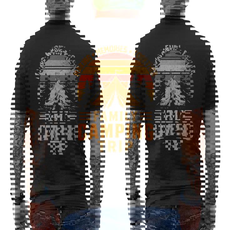 ヴィンテージ キャンパー キャンプ ファミリー キャンプ 旅行 2024 マッチング グループ メンズTシャツ バックプリント