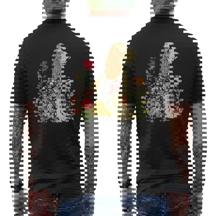 ヴィンテージ コッカー スパニエル ママ 犬 飼い主 母の日 メンズTシャツ バックプリント