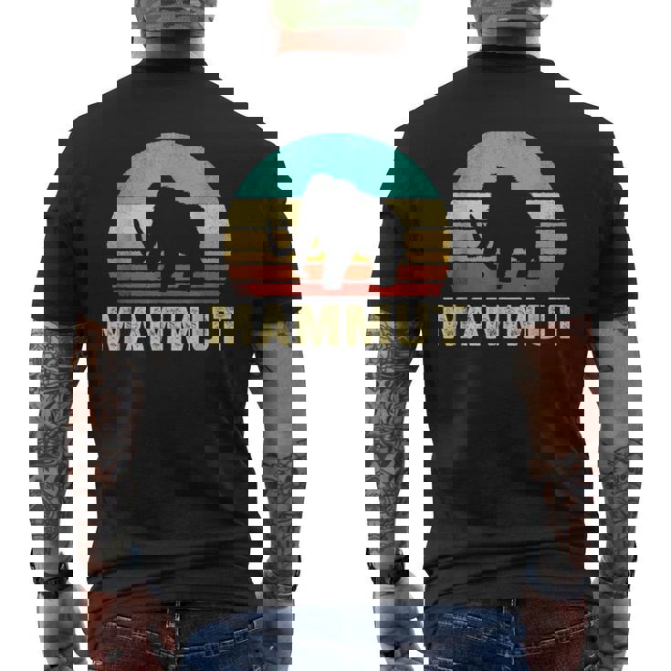 ヴィンテージ マムート サンセット レトロ メンズTシャツ バックプリント