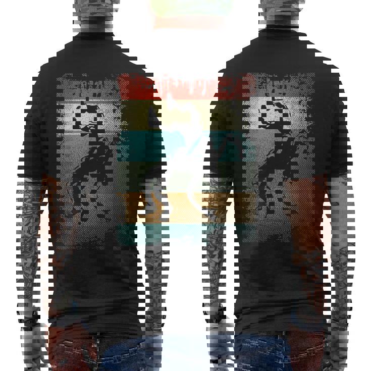 ヴィンテージ レスリング スープレックス ムーブ レスラー メンズTシャツ バックプリント