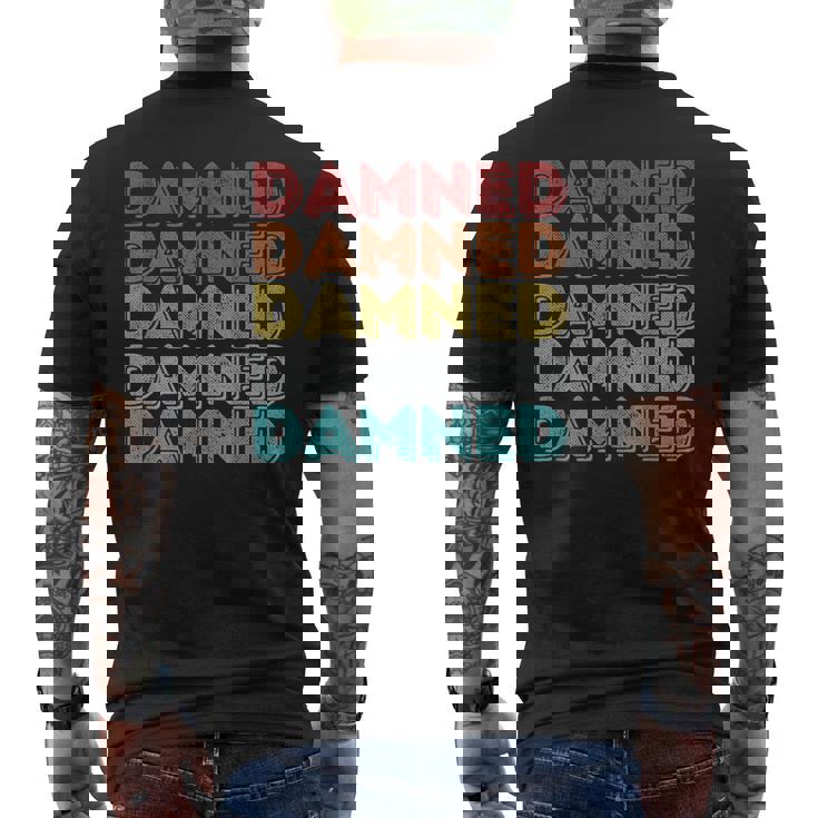 ヴィンテージ レトロ ダムド メンズTシャツ バックプリント