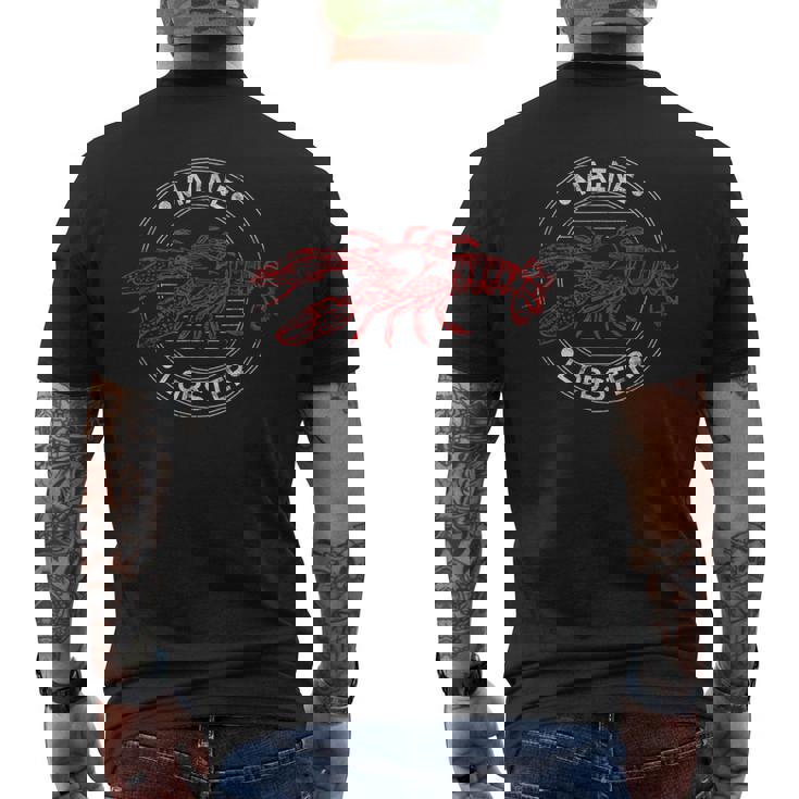 ヴィンテージ ロブスター メインバイブ シーフード 煮沸 メインロブスター メンズTシャツ バックプリント