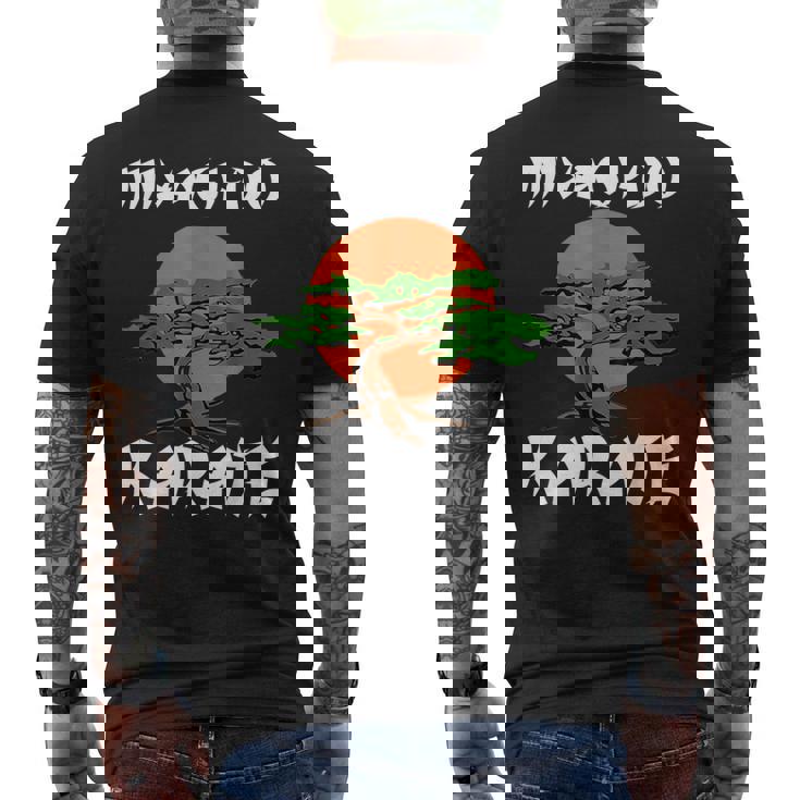 ヴィンテージ 宮城堂 空手 クール 盆栽 ギフト ユース メンズTシャツ バックプリント