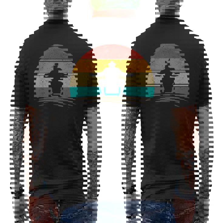 ヴィンテージ 相撲 レスラー レトロ 70年代 アンティーク調 相撲愛好家 メンズTシャツ バックプリント