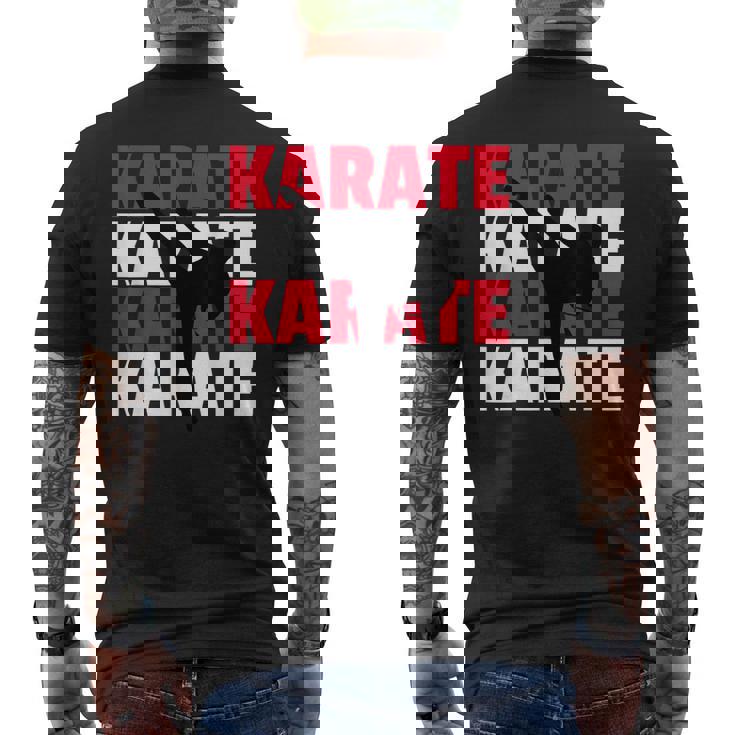 ヴィンテージ 空手 日本の格闘技 空手 スポーツ トレーニング メンズTシャツ バックプリント