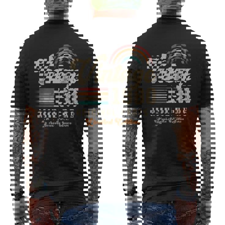 ヴィンテージ1980年、誕生年45年 レトロ メンズTシャツ バックプリント