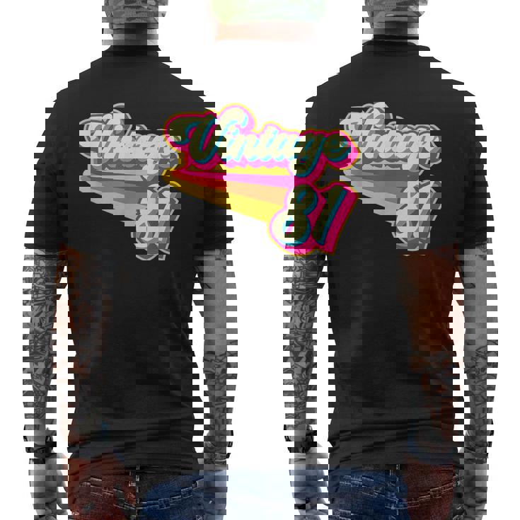 ヴィンテージ1981バブルガム メンズTシャツ バックプリント