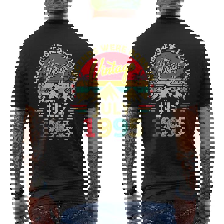 ヴィンテージ30歳の誕生日レジェンドは1995年7月に誕生しました。 メンズTシャツ バックプリント