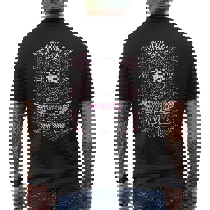 ヴィンテージ50歳の誕生日のお祝いオリジナルリビングレジェンド メンズTシャツ バックプリント