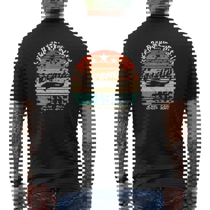 ヴィンテージ66歳の誕生日レジェンドは1958年11月に誕生しました。 メンズTシャツ バックプリント