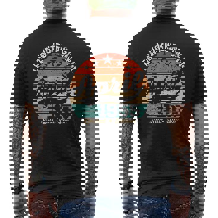 ヴィンテージ70歳の誕生日の伝説は1955年4月に誕生しました。 メンズTシャツ バックプリント