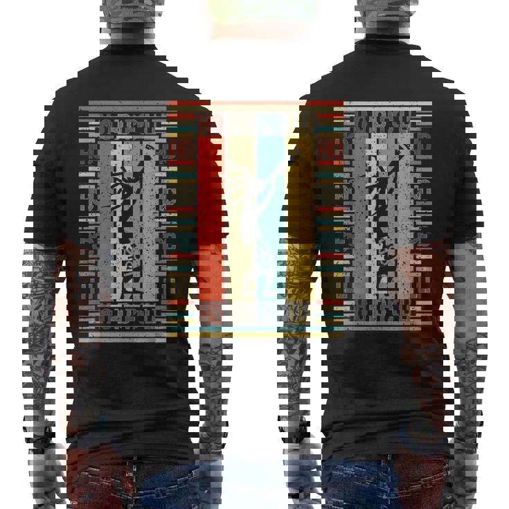 ヴィンテージスタイルのシルエットココペリフルートネイティブアメリカン メンズTシャツ バックプリント