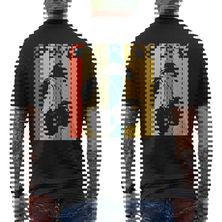 ヴィンテージチェリー メンズTシャツ バックプリント
