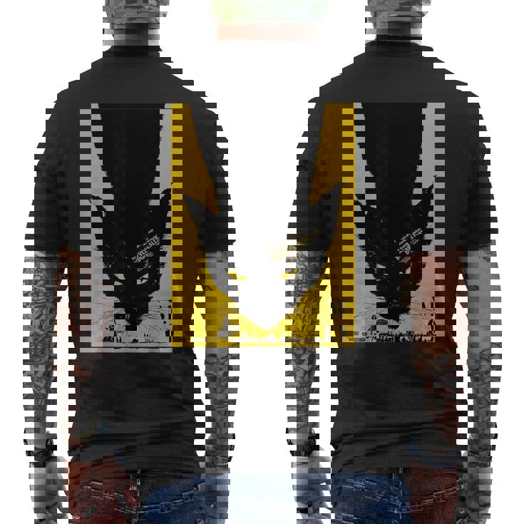 ヴィンテージポスター 黒猫レトロtシャツ メンズTシャツ バックプリント