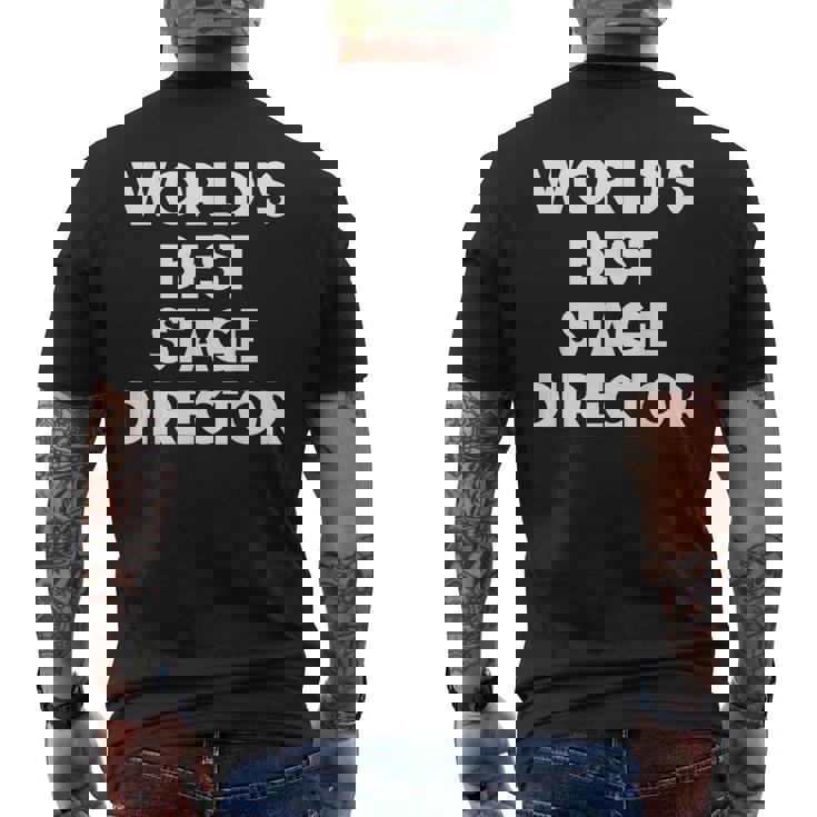 世界最高の舞台監督 メンズTシャツ バックプリント