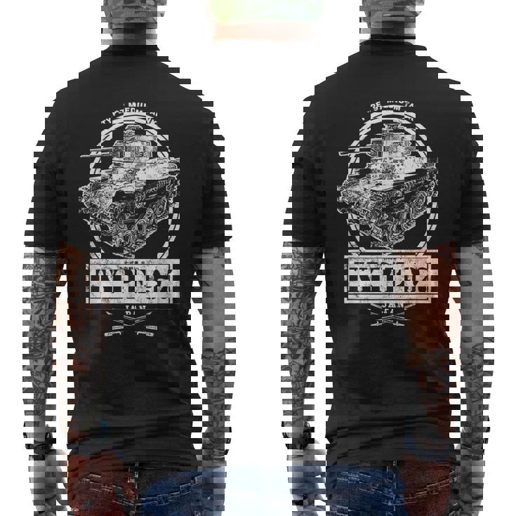 九七式中戦車 メンズTシャツ バックプリント