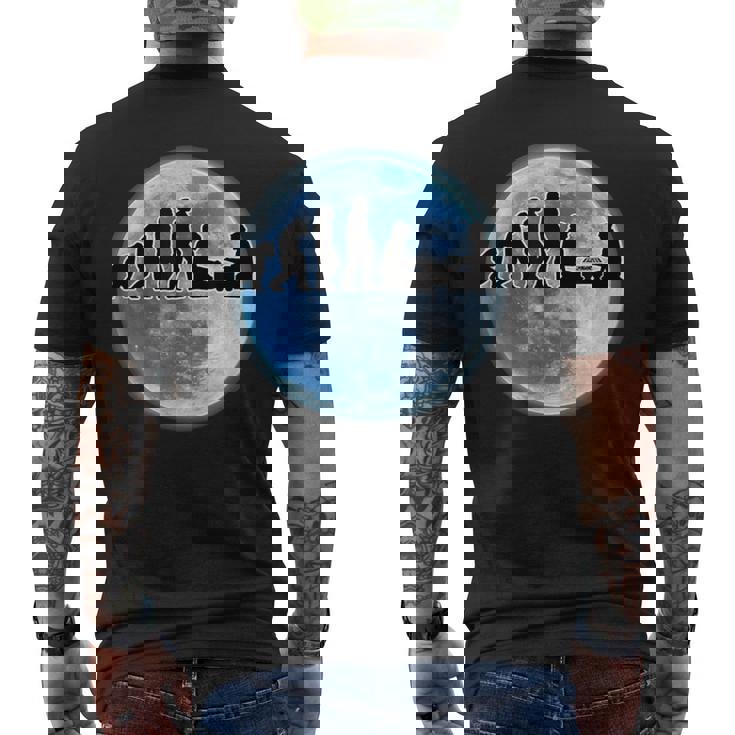 人類の進化 将棋 囲碁 おもしろ グッズ 服 面白いtシャツ 面白い ネタ メンズ メンズTシャツ バックプリント