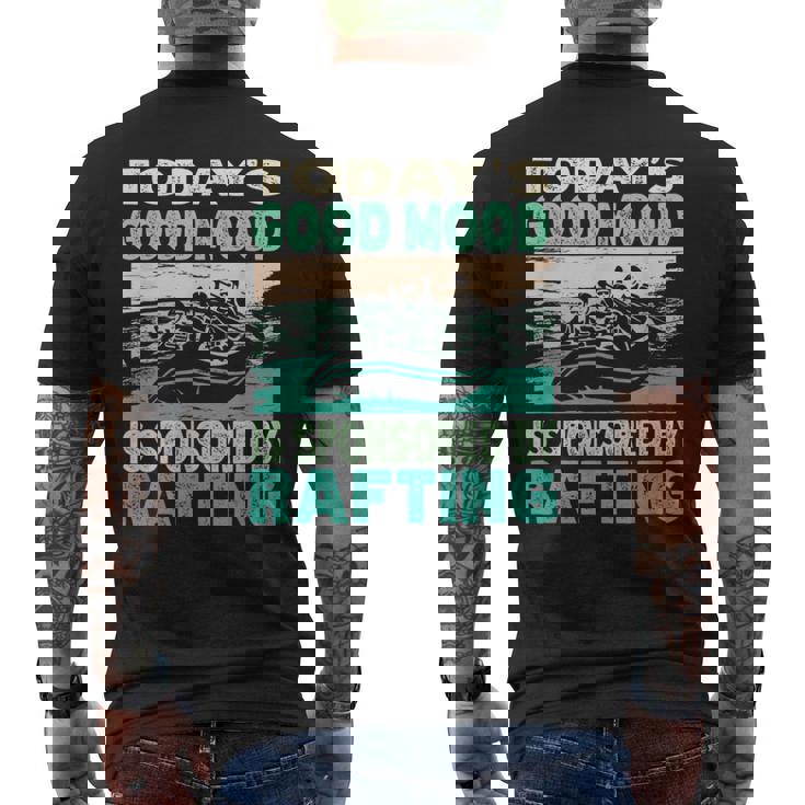 今日のいい気分はラフティングがスポンサー メンズTシャツ バックプリント