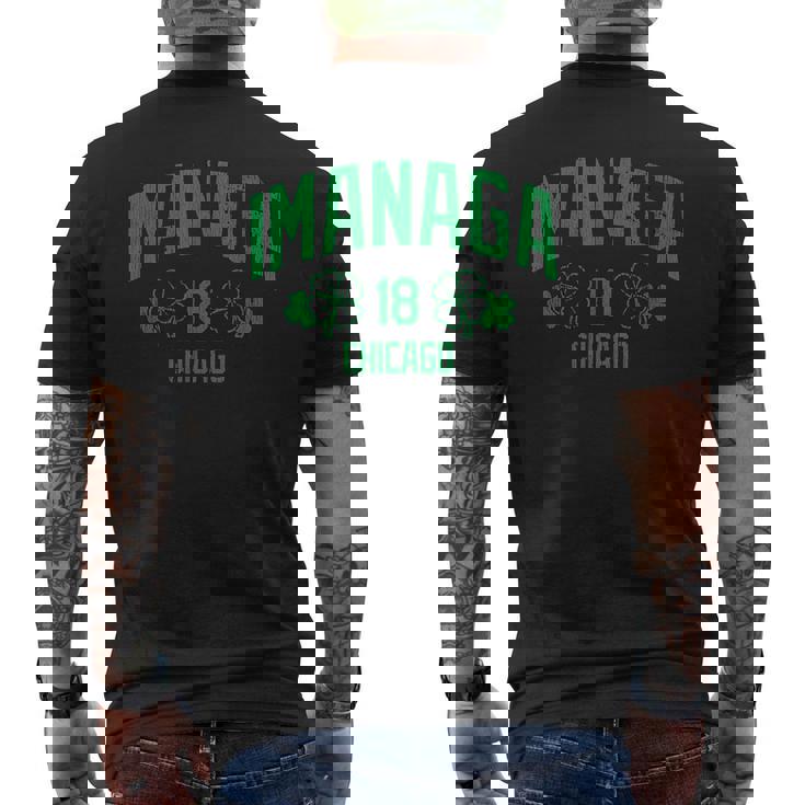 今永昇太 シカゴt Patrick's Day クローバーグリーン メンズTシャツ バックプリント