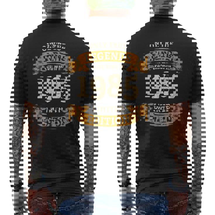 伝説は 1985 年に誕生しました ヴィンテージ 40 歳の誕生日 40 歳 メンズTシャツ バックプリント