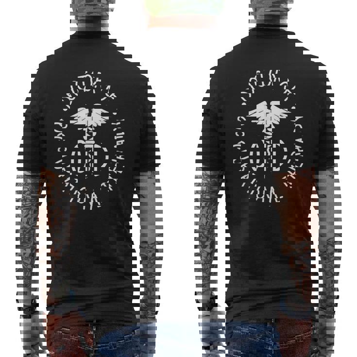 作業療法士 セラピスト Otd卒業 メンズTシャツ バックプリント