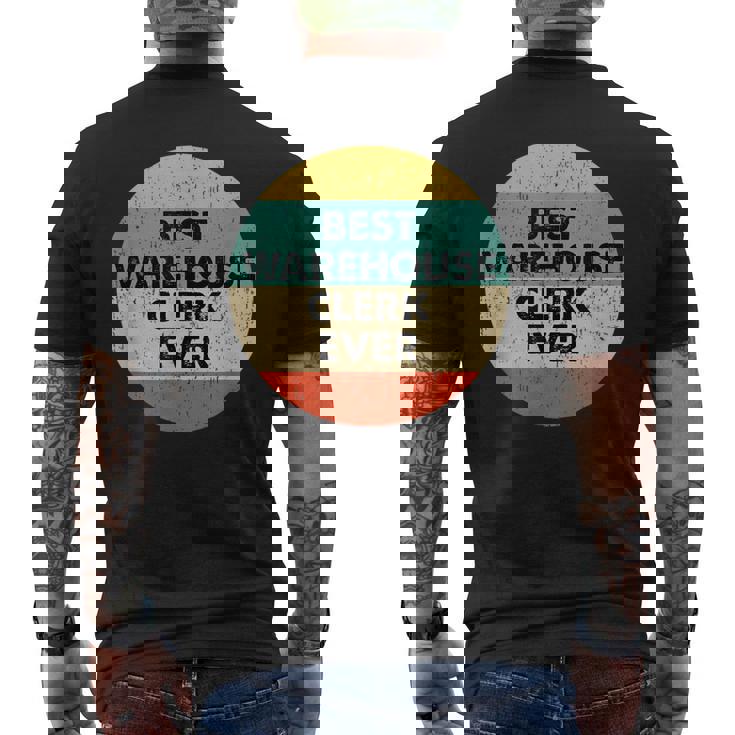 倉庫店員シャツ メンズTシャツ バックプリント