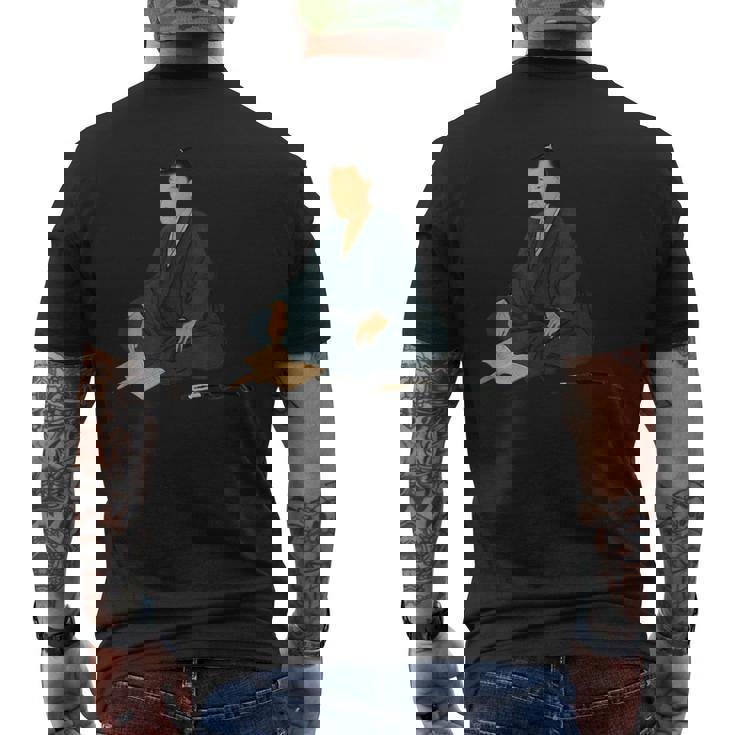 偉人 歴史 吉田松陰 メンズTシャツ バックプリント