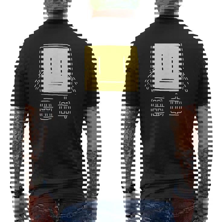 前背両面おもしろプリント「田中」 メンズTシャツ バックプリント