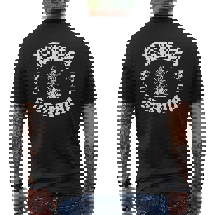 剣道チャンピオン メンズTシャツ バックプリント