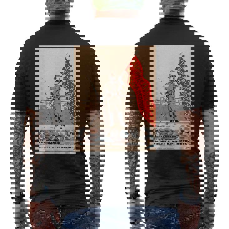 化学工業sovi8ヴィンテージプロパガンダ。 メンズTシャツ バックプリント