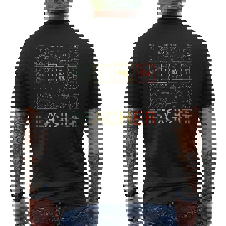 化学要素ラボサイエンス メンズTシャツ バックプリント