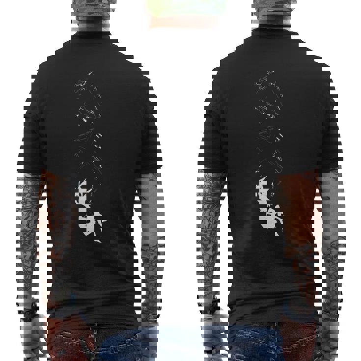 化物語 ゴーストストーリー ひたぎ 面白いnove メンズTシャツ バックプリント