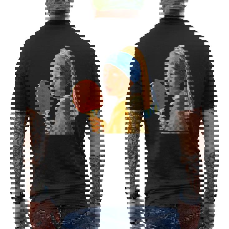 卓球 面白いtシャツ ボール ピンポン おもしろ 服 ネタ メンズ 卓球部 おもしろグッズ 大人 子供 メンズTシャツ バックプリント