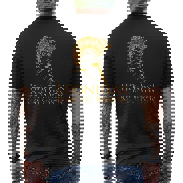 古代ギリシャtシャツ-レオニダス王スパルタの王 メンズTシャツ バックプリント