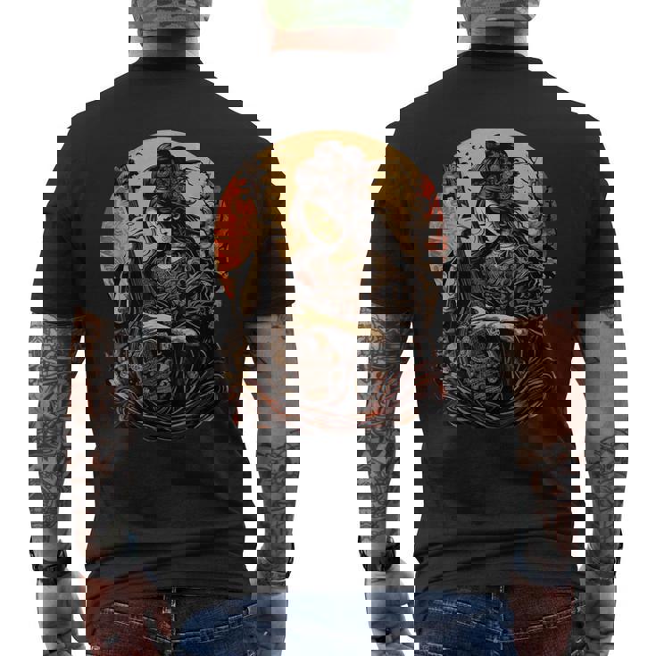 古代日本 神 弁財天 仏事 神 メンズTシャツ バックプリント