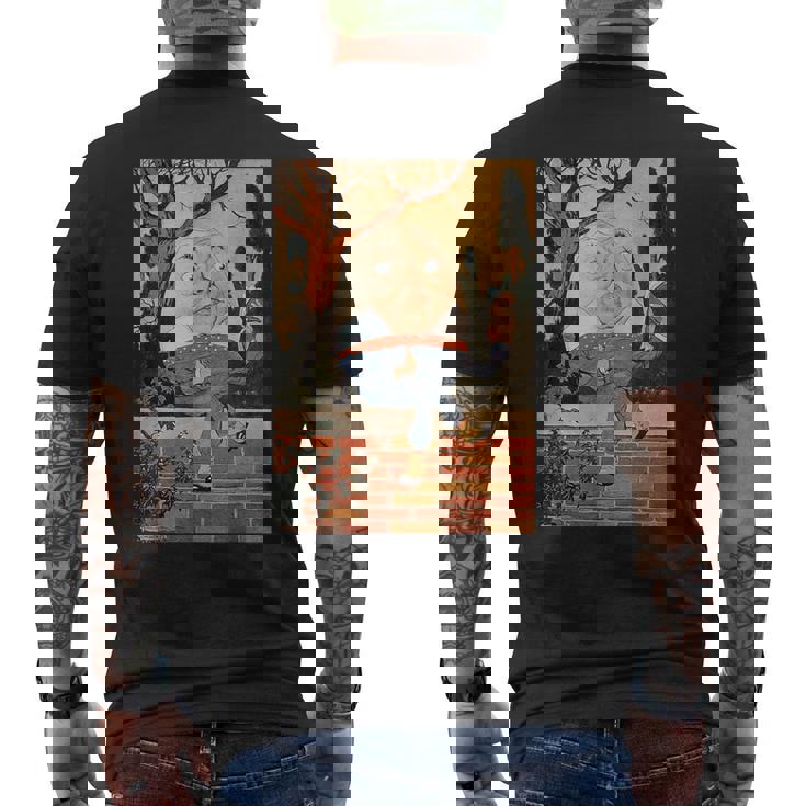 古典的なおとぎ話の保育園は壁にハンプティダンプティ土をライムズ メンズTシャツ バックプリント