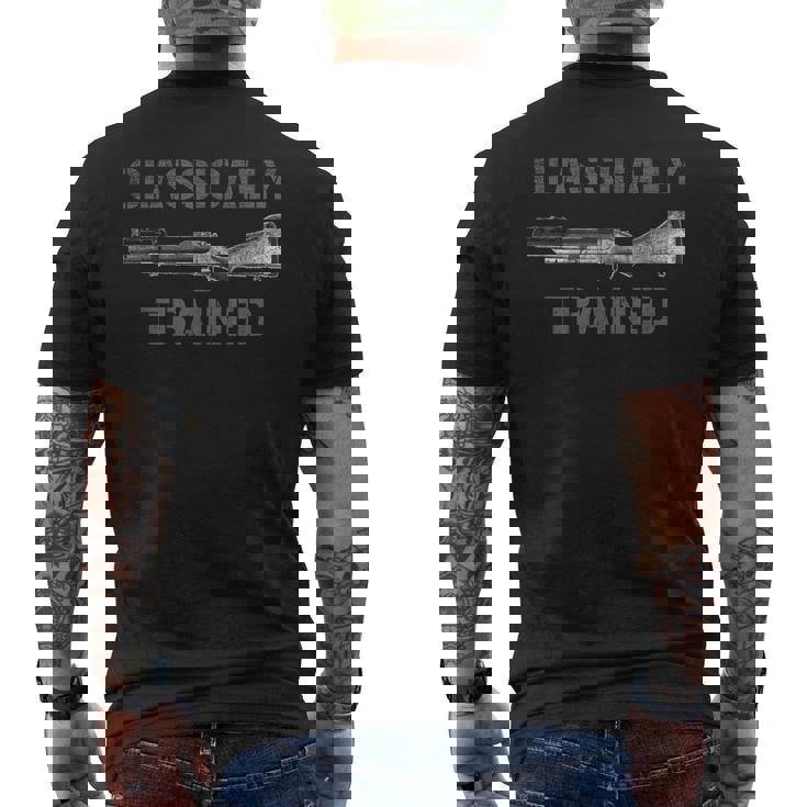 古典的に訓練された M79 グレネードランチャー軍用サンパー メンズTシャツ バックプリント