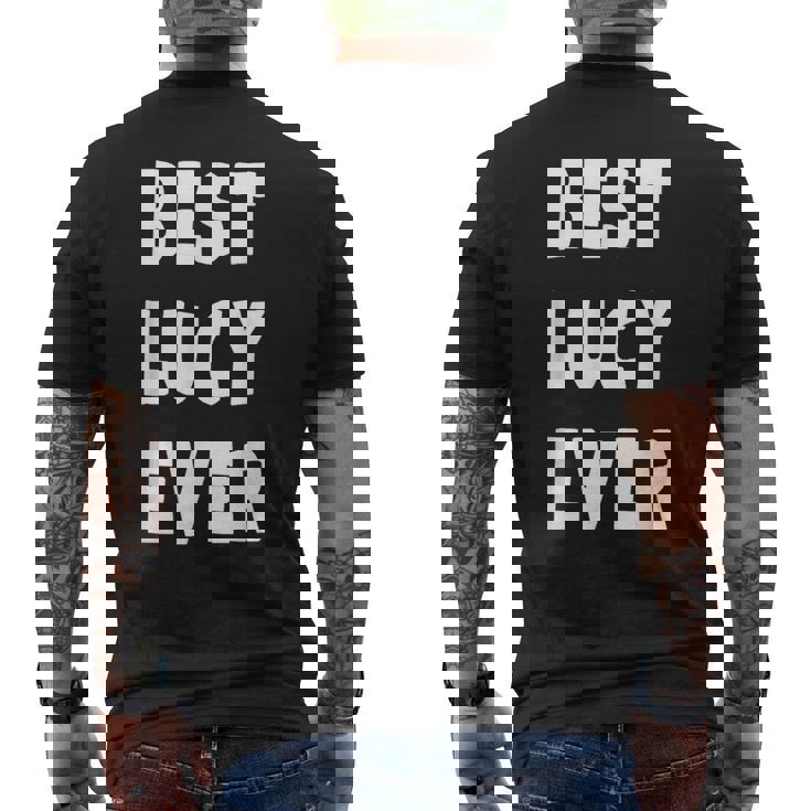 史上最高の Lucy メンズTシャツ バックプリント